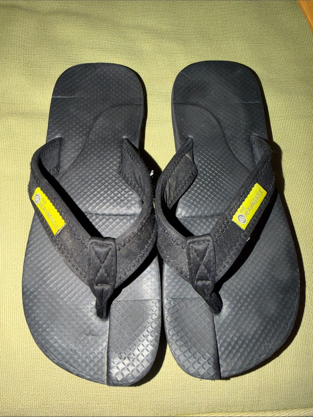 The Healing Sole Black Flip Flop Sandals